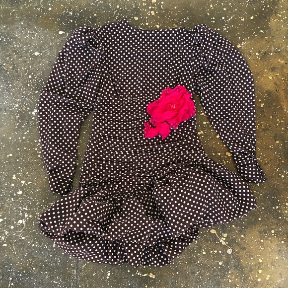 MARIANNA SENCHINA Mignolia Dress Brown & White - Picture 7 of 8